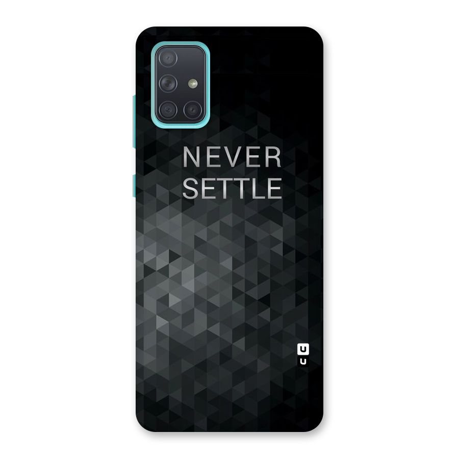 Abstract No Settle Back Case for Galaxy A71
