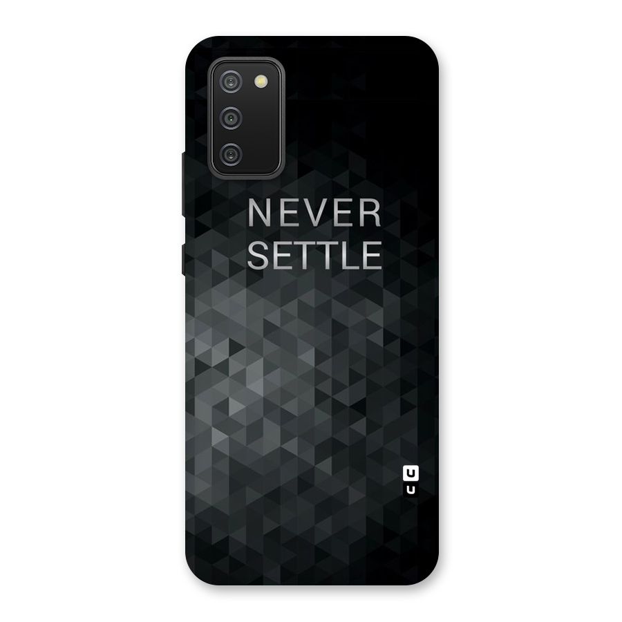 Abstract No Settle Back Case for Galaxy M02s