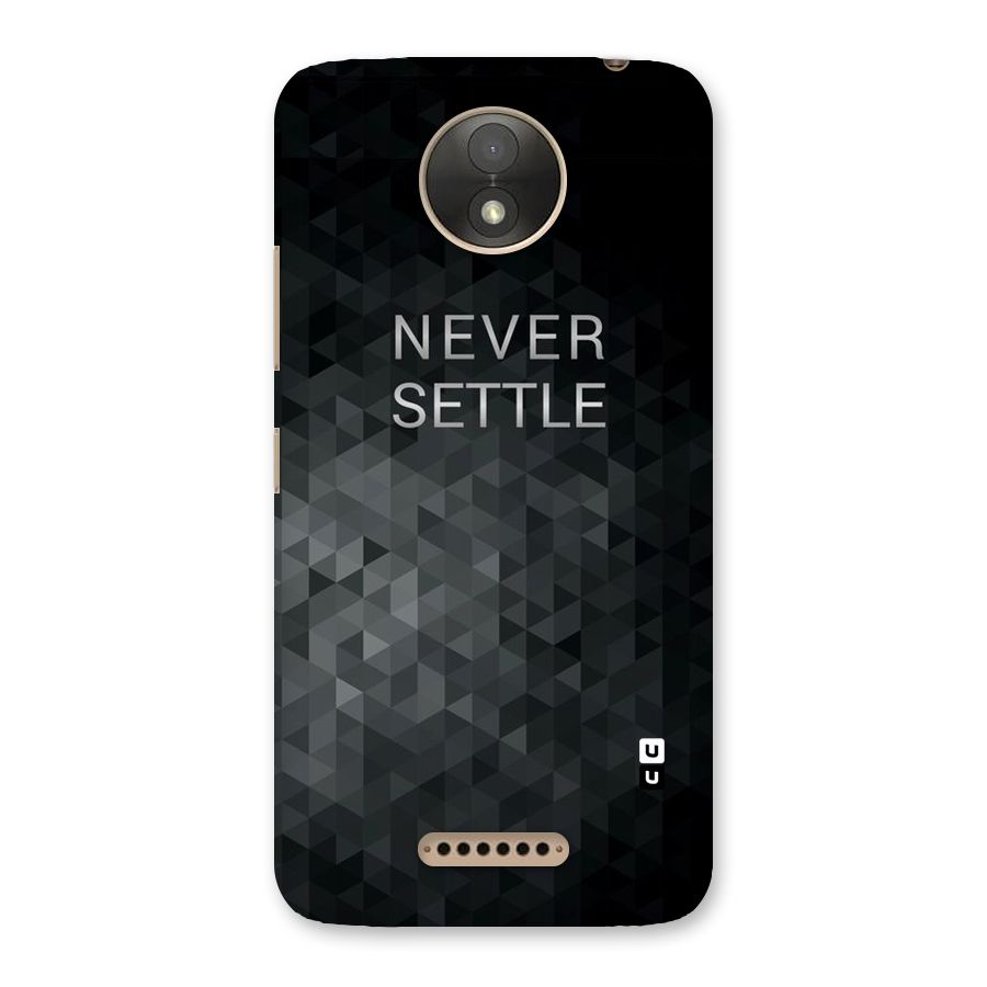 Abstract No Settle Back Case for Moto C Plus