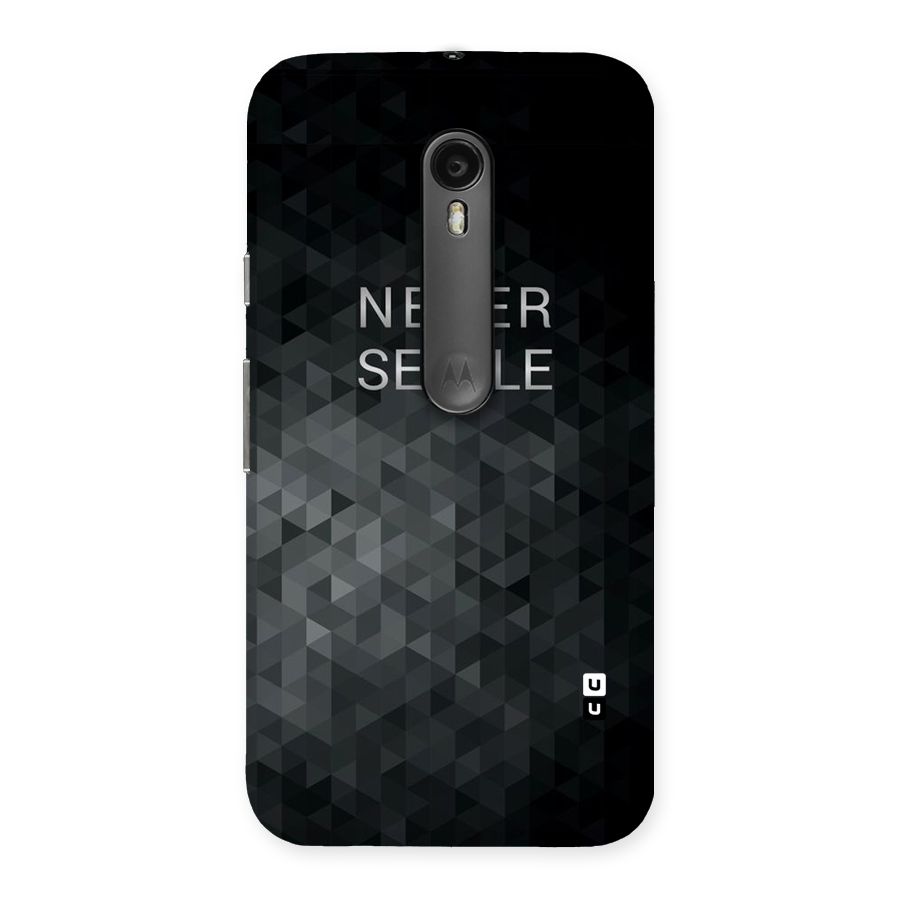 Abstract No Settle Back Case for Moto G Turbo