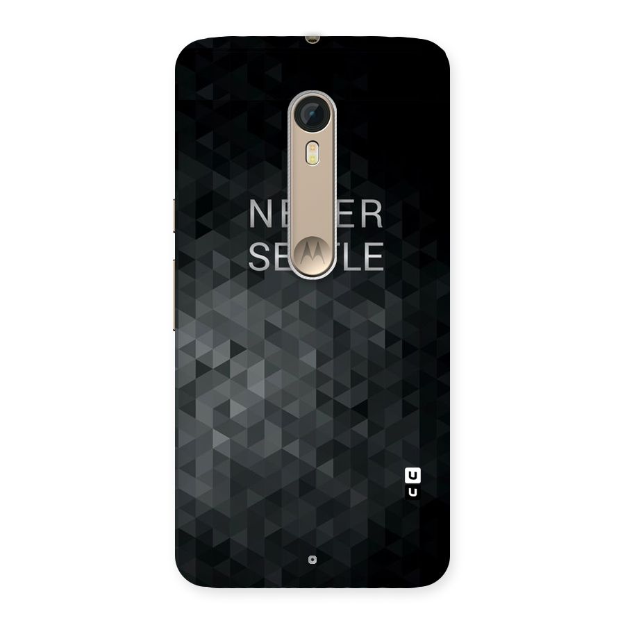 Abstract No Settle Back Case for Motorola Moto X Style