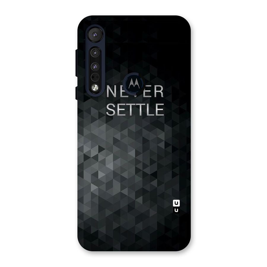 Abstract No Settle Back Case for Motorola One Macro