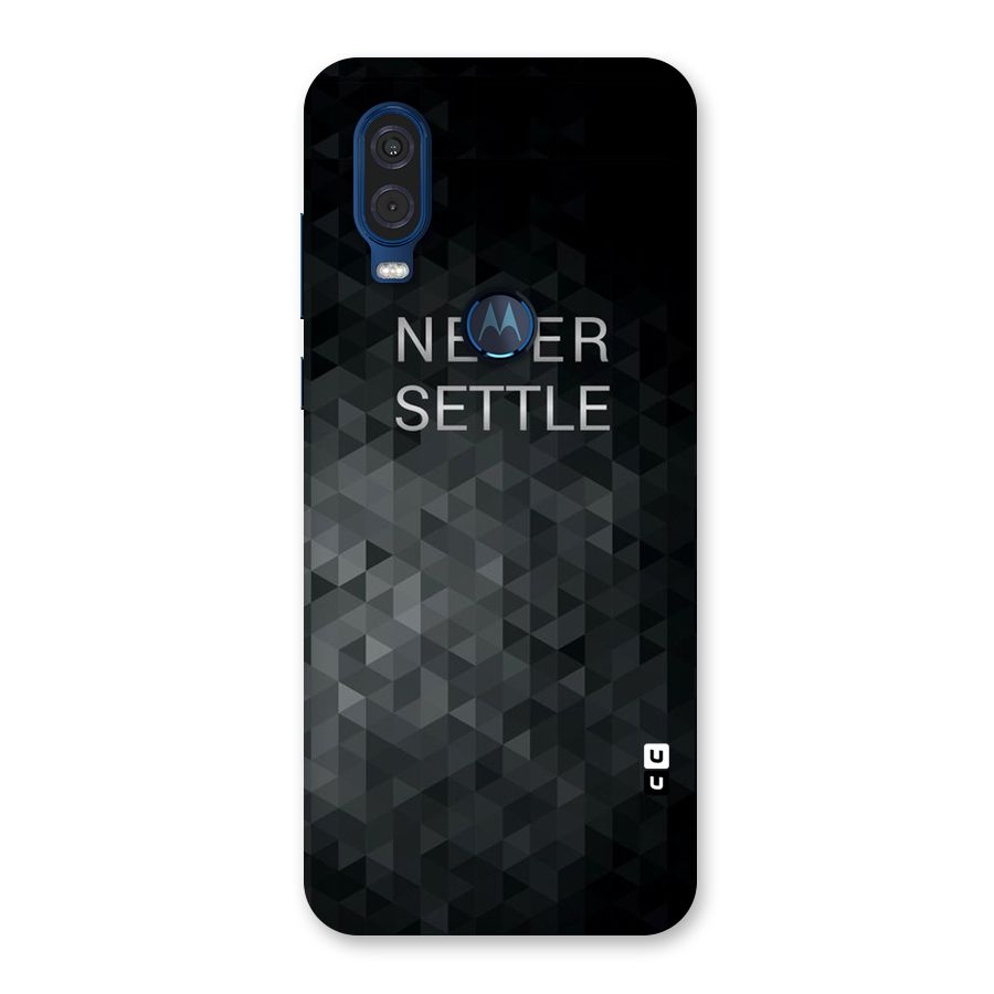 Abstract No Settle Back Case for Motorola One Vision