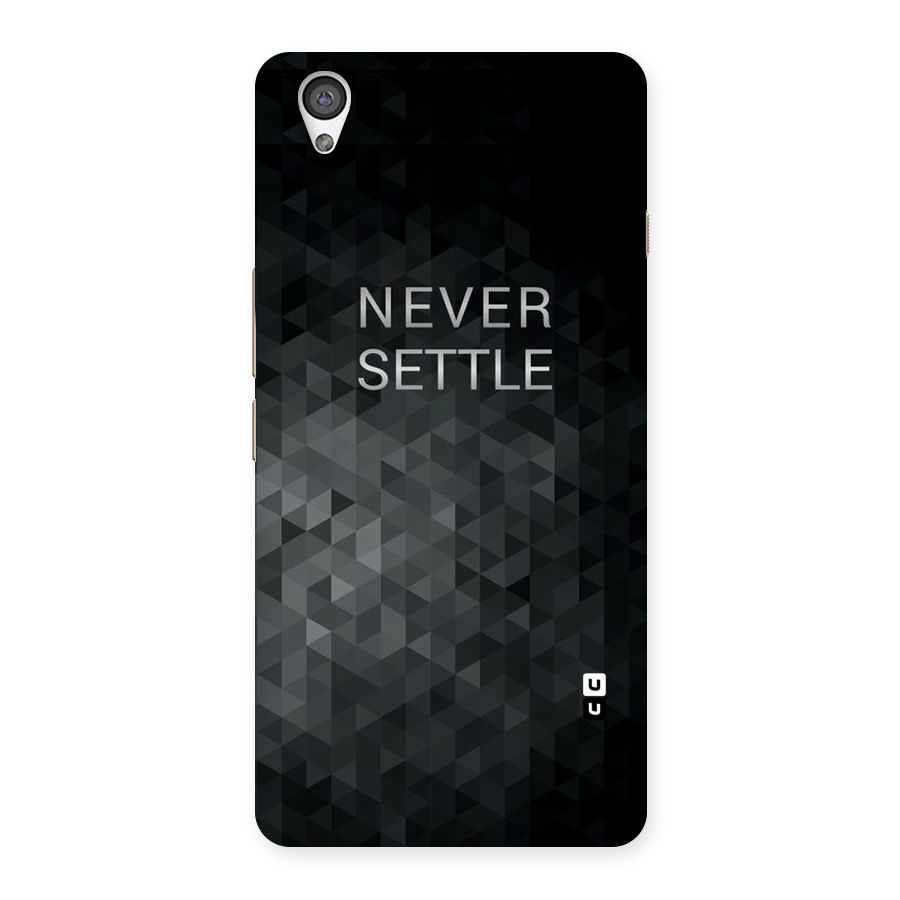 Abstract No Settle Back Case for OnePlus X