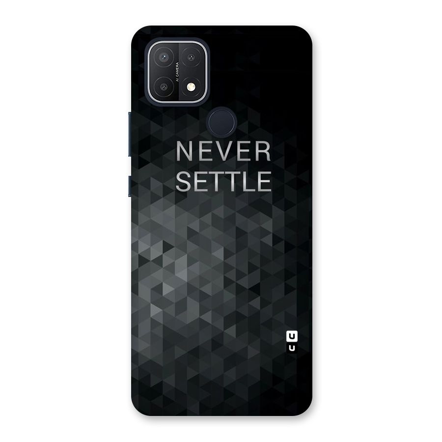Abstract No Settle Back Case for Oppo A15