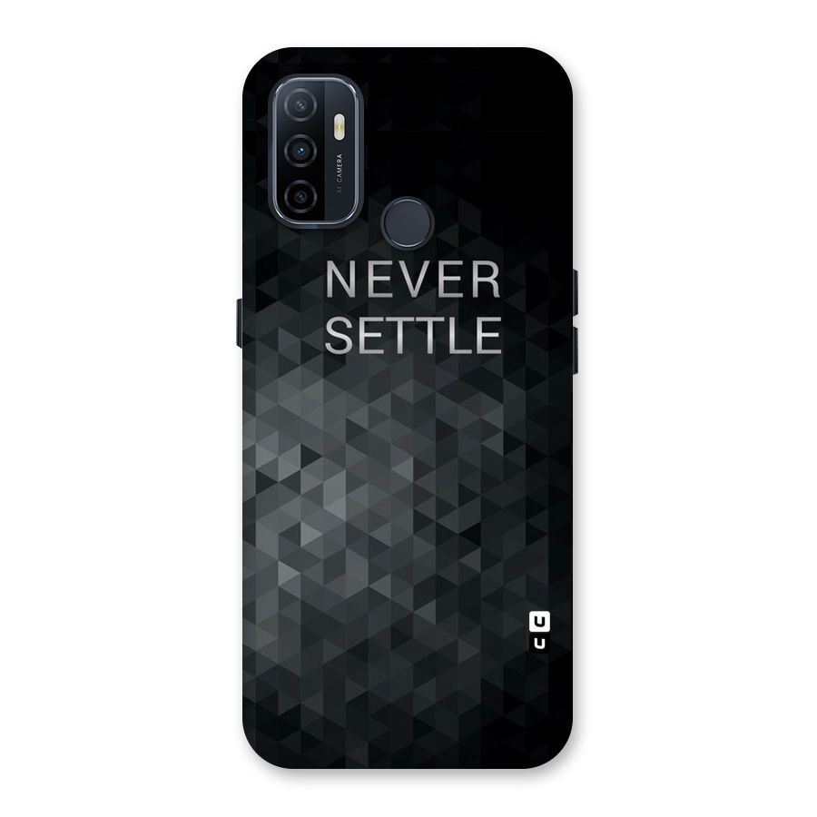Abstract No Settle Back Case for Oppo A32