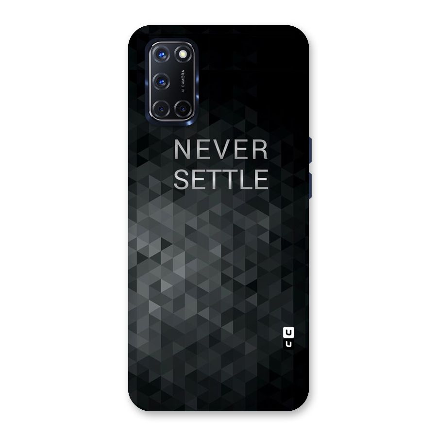 Abstract No Settle Back Case for Oppo A52