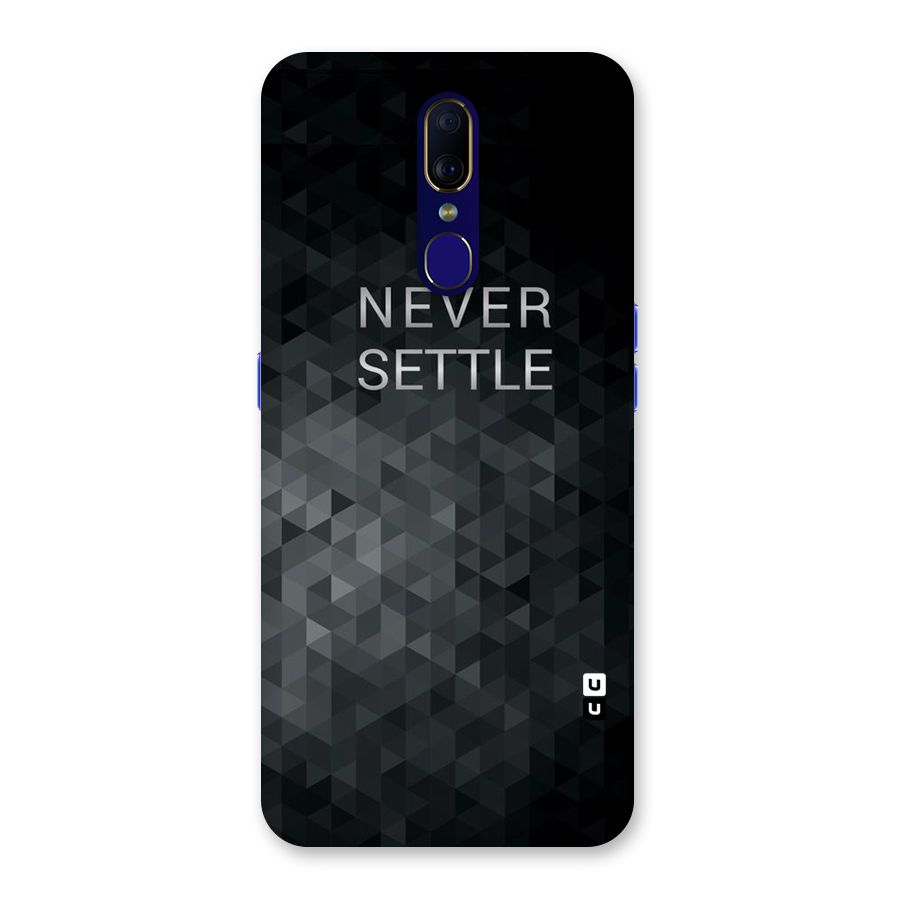 Abstract No Settle Back Case for Oppo F11