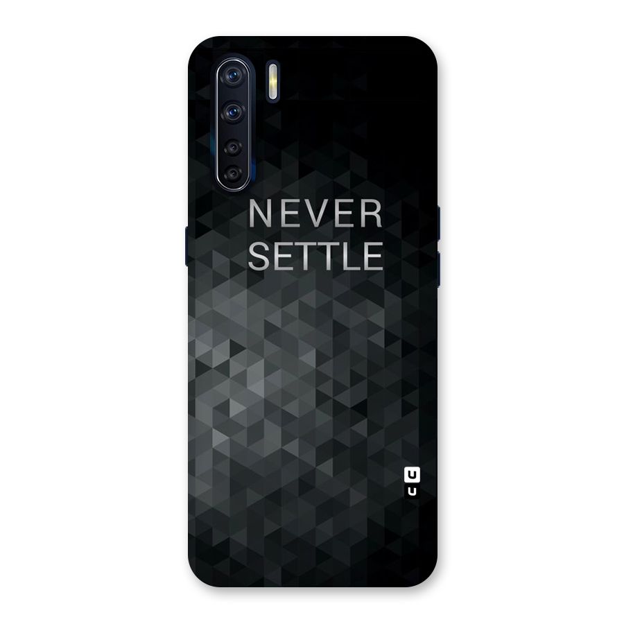 Abstract No Settle Back Case for Oppo F15