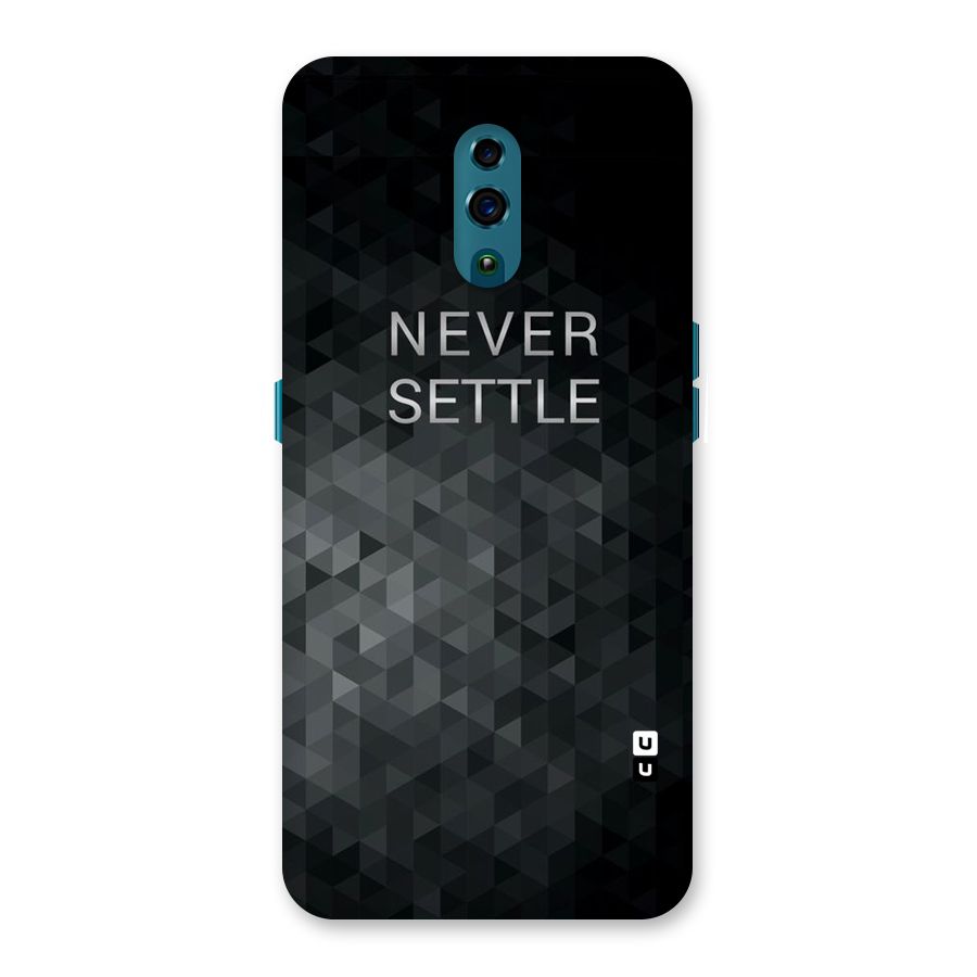 Abstract No Settle Back Case for Oppo Reno
