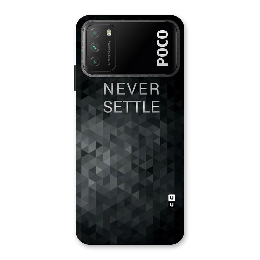Abstract No Settle Back Case for Poco M3