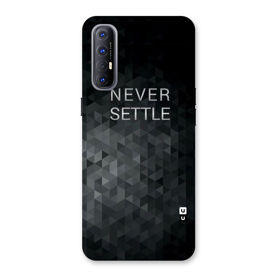 Abstract No Settle Back Case for Reno3 Pro