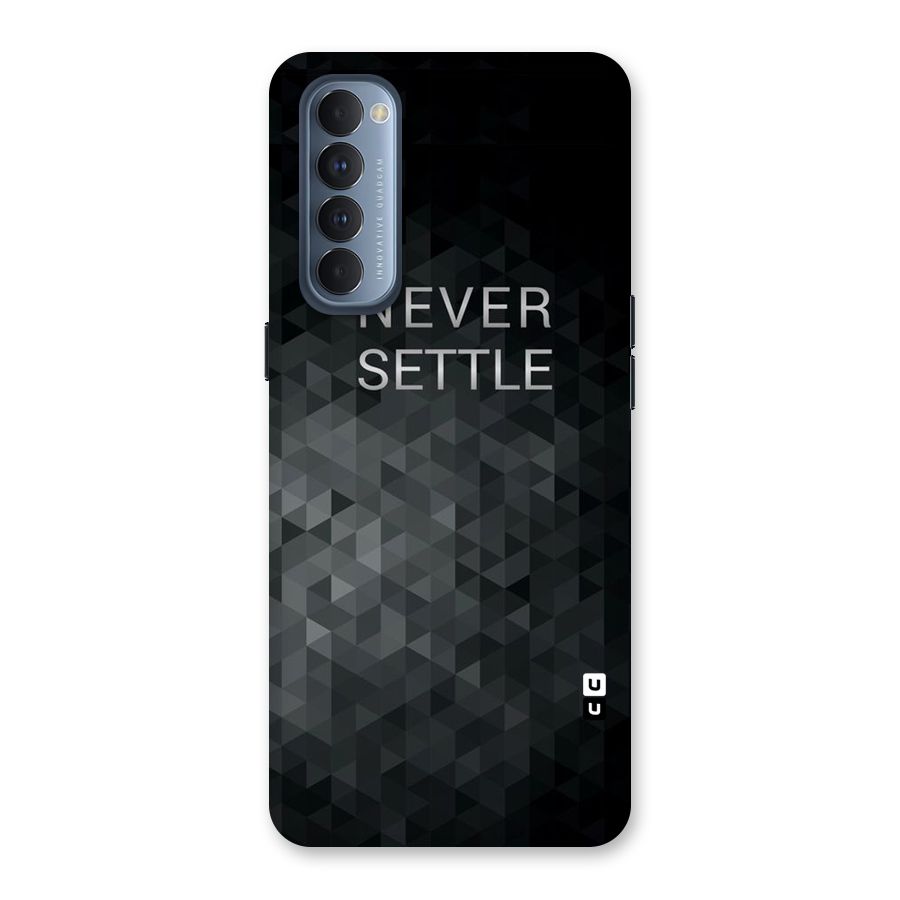 Abstract No Settle Back Case for Reno4 Pro