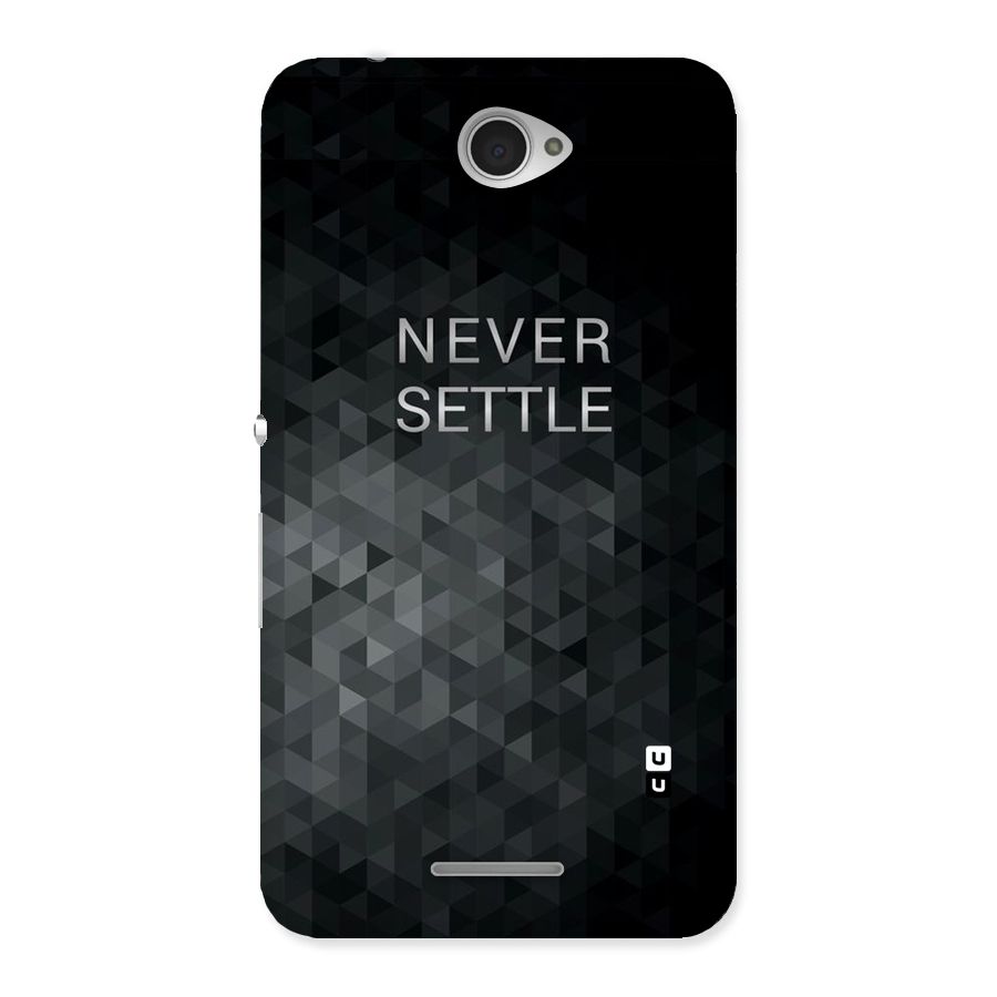 Abstract No Settle Back Case for Sony Xperia E4