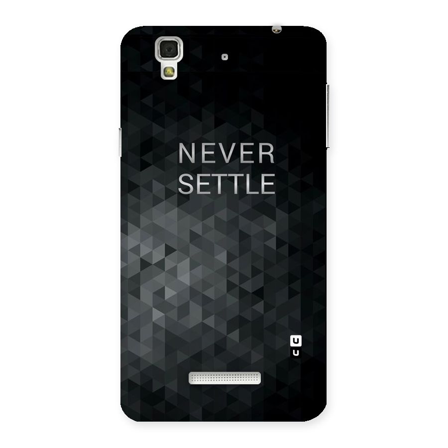 Abstract No Settle Back Case for YU Yureka Plus