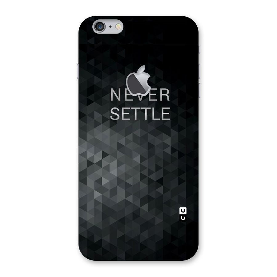 Abstract No Settle Back Case for iPhone 6 Plus 6S Plus Logo Cut