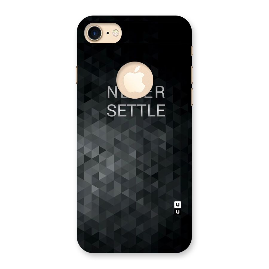 Abstract No Settle Back Case for iPhone 7 Logo Cut