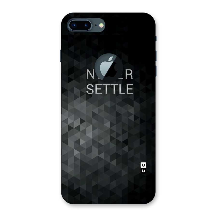 Abstract No Settle Back Case for iPhone 7 Plus Logo Cut