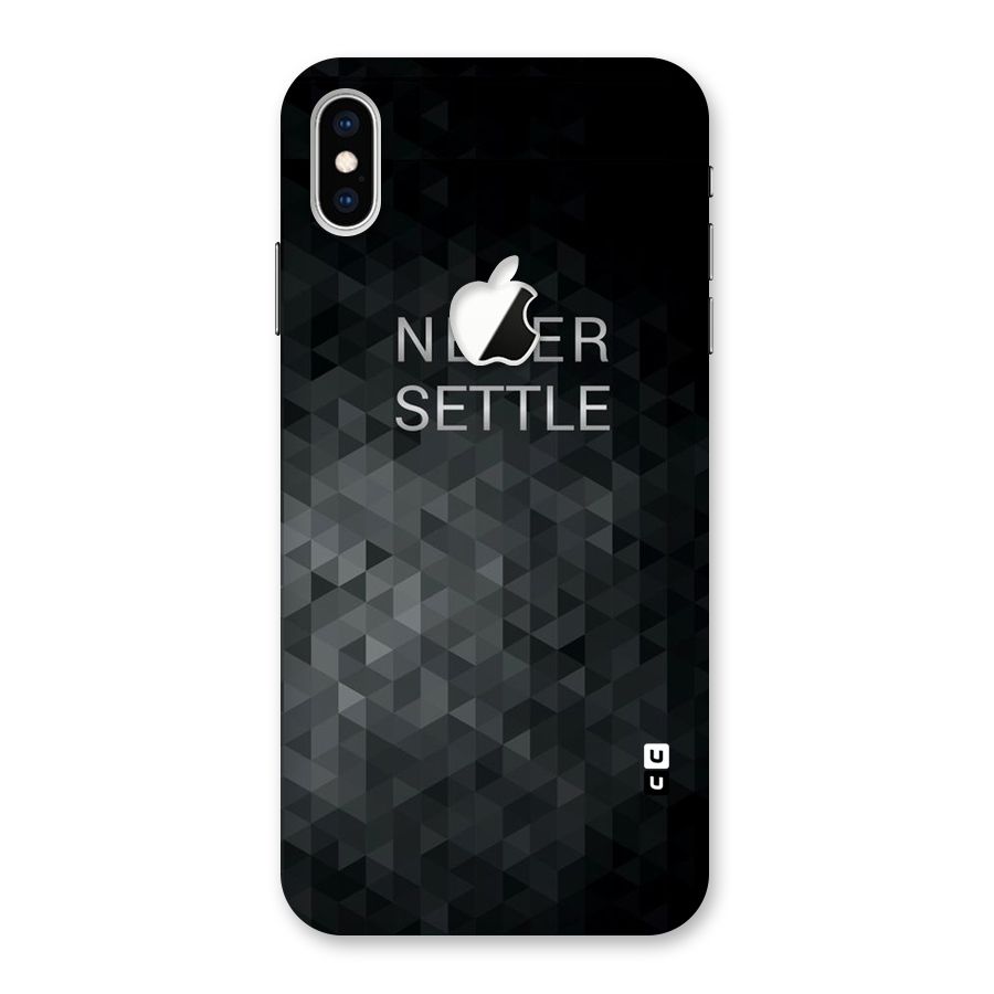 Abstract No Settle Back Case for iPhone XS Max Apple Cut