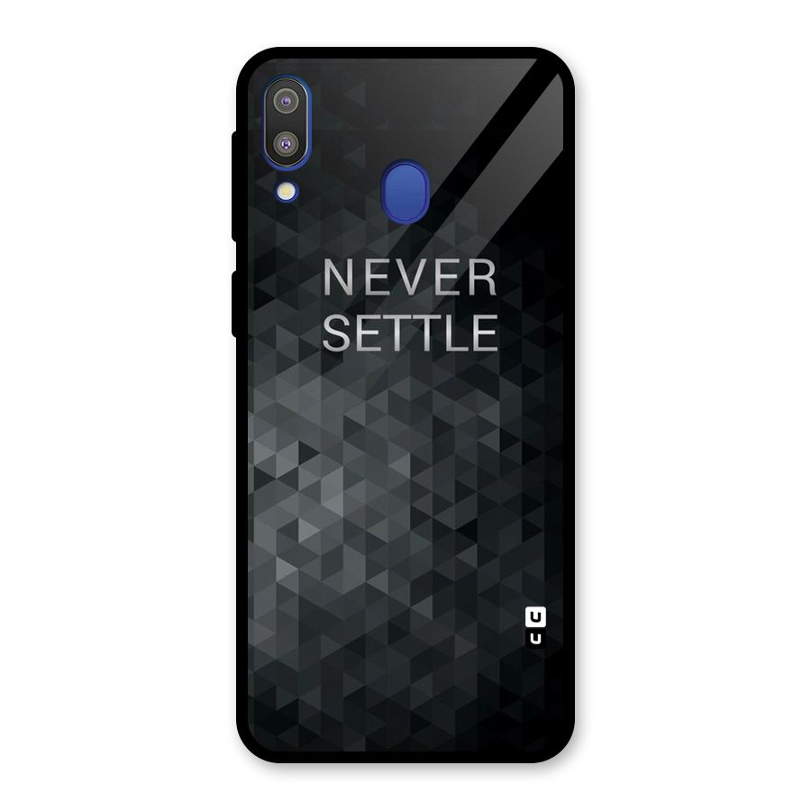 Abstract No Settle Glass Back Case for Galaxy M20