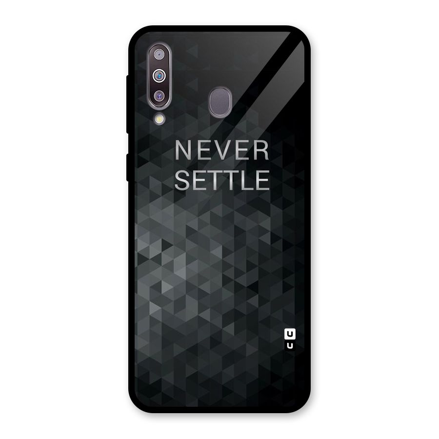 Abstract No Settle Glass Back Case for Galaxy M30