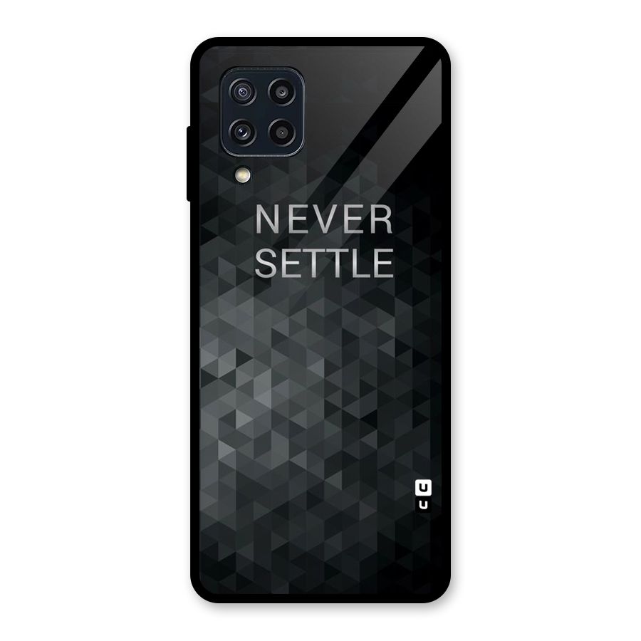 Abstract No Settle Glass Back Case for Galaxy M32