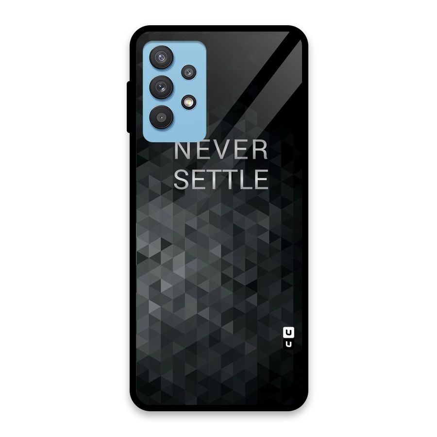 Abstract No Settle Glass Back Case for Galaxy M32 5G