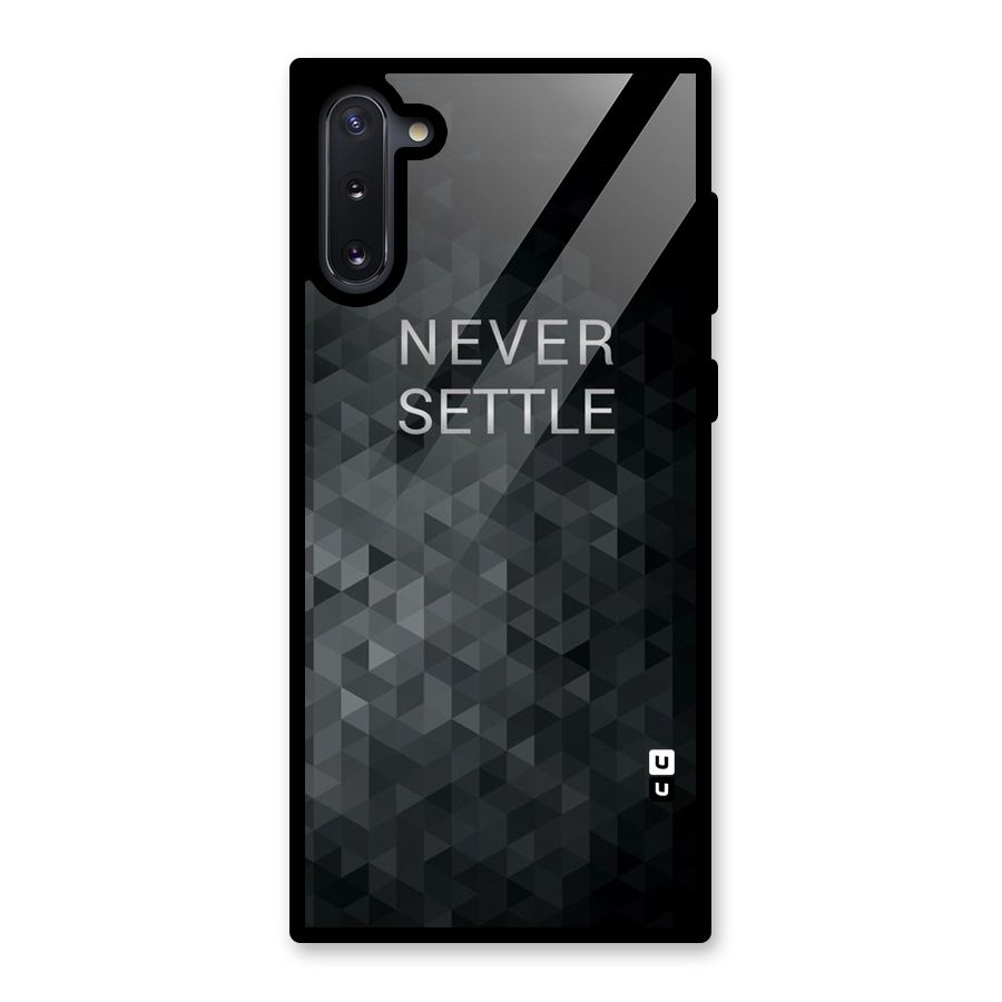 Abstract No Settle Glass Back Case for Galaxy Note 10