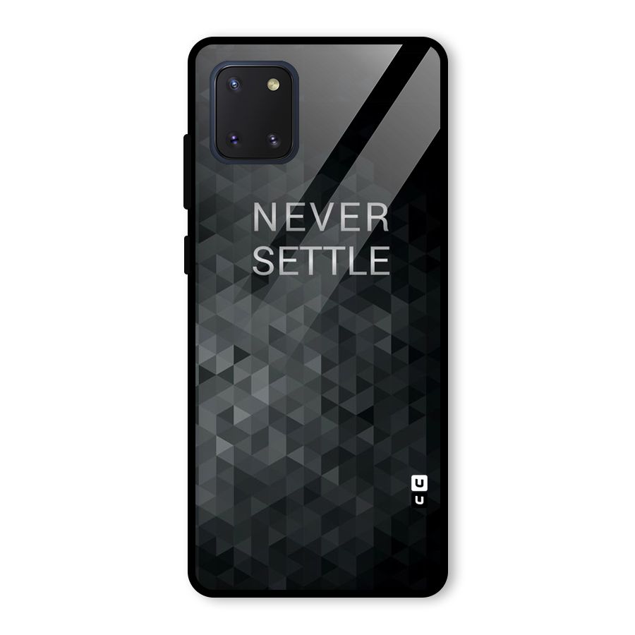 Abstract No Settle Glass Back Case for Galaxy Note 10 Lite