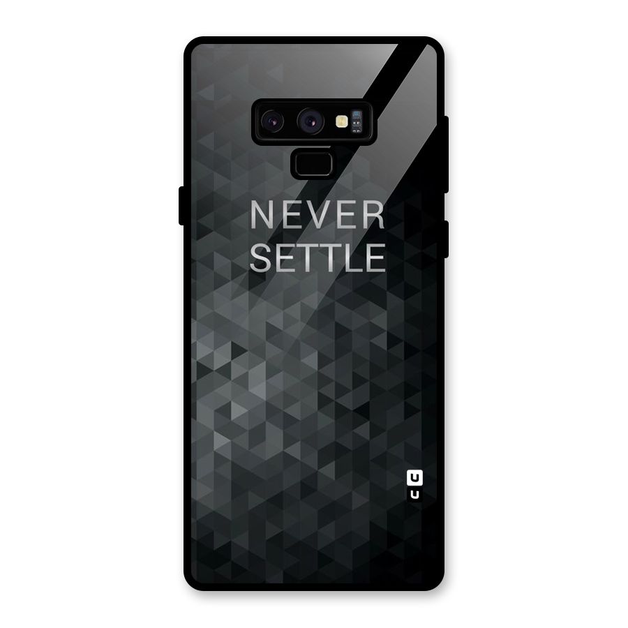 Abstract No Settle Glass Back Case for Galaxy Note 9