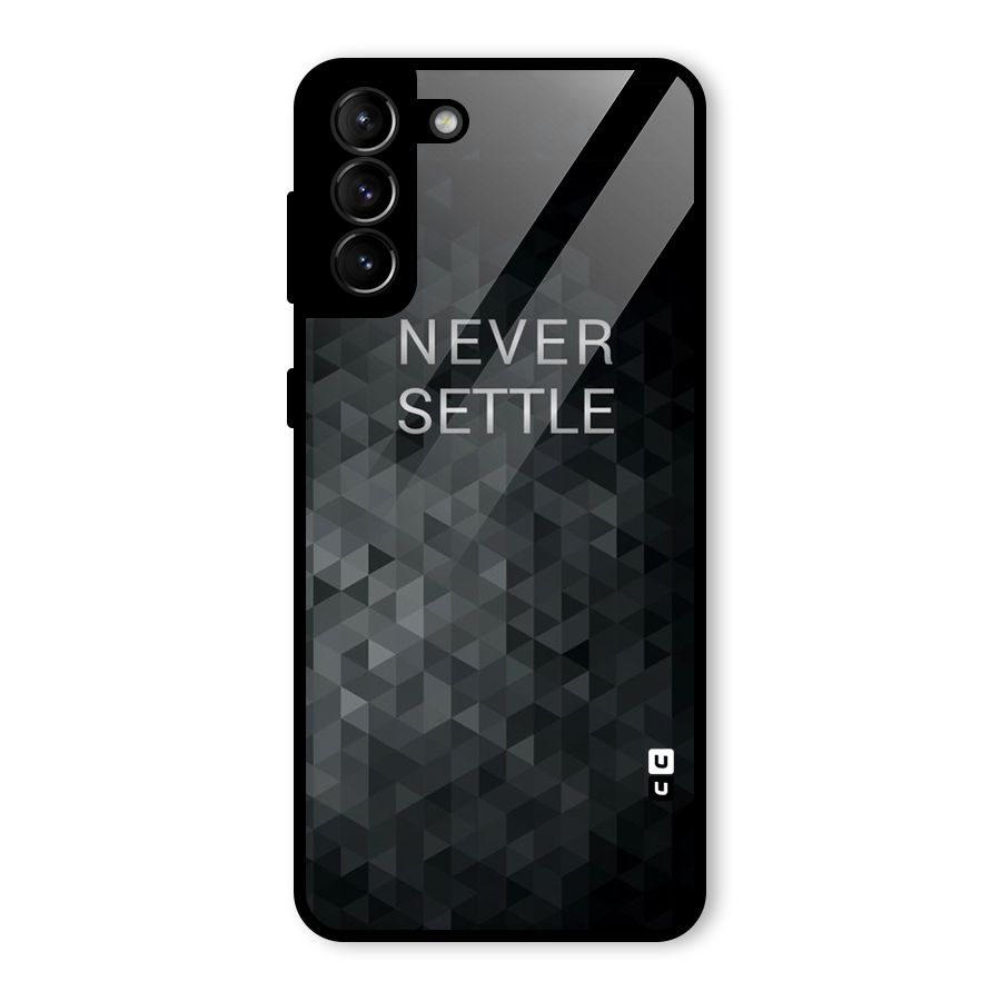 Abstract No Settle Glass Back Case for Galaxy S21 Plus