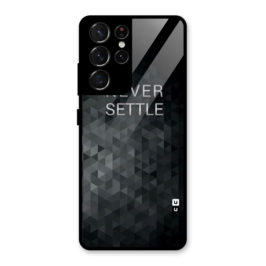 Abstract No Settle Glass Back Case for Galaxy S21 Ultra 5G