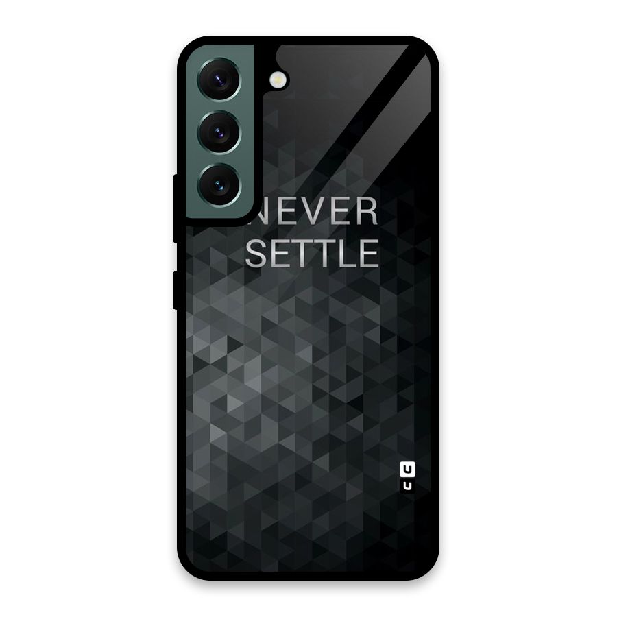 Abstract No Settle Glass Back Case for Galaxy S22 5G