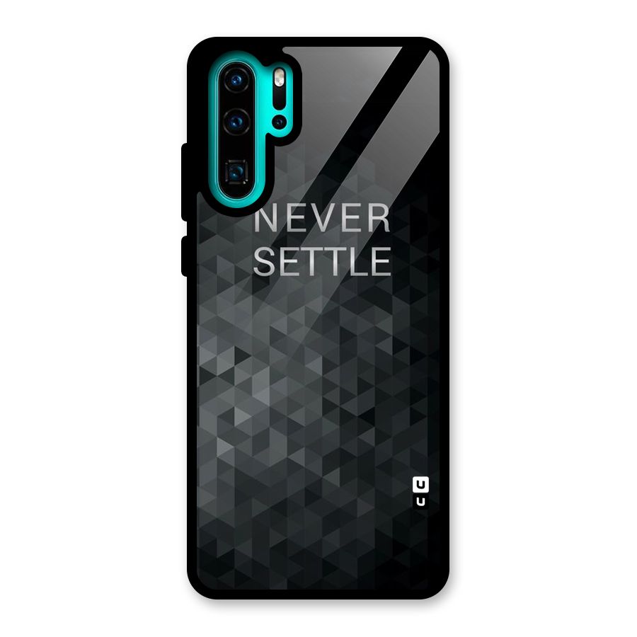 Abstract No Settle Glass Back Case for Huawei P30 Pro