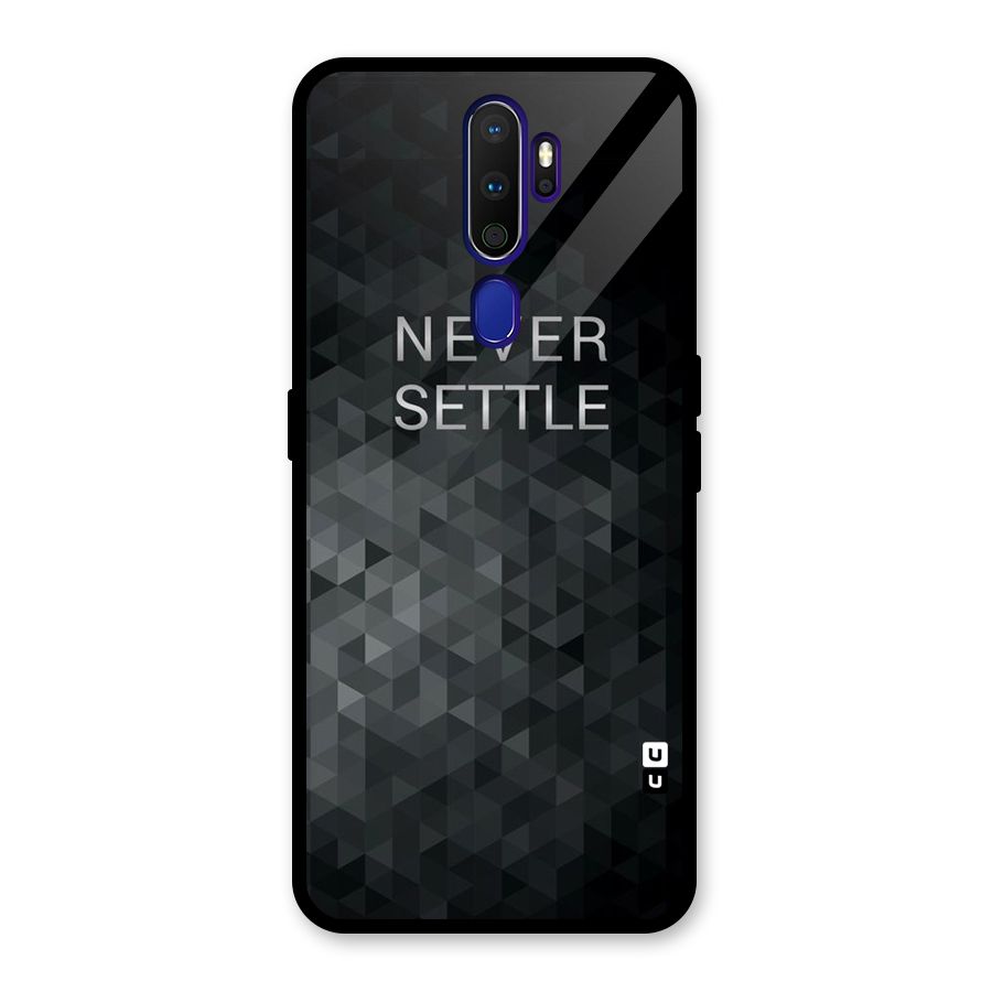 Abstract No Settle Glass Back Case for Oppo A9 (2020)
