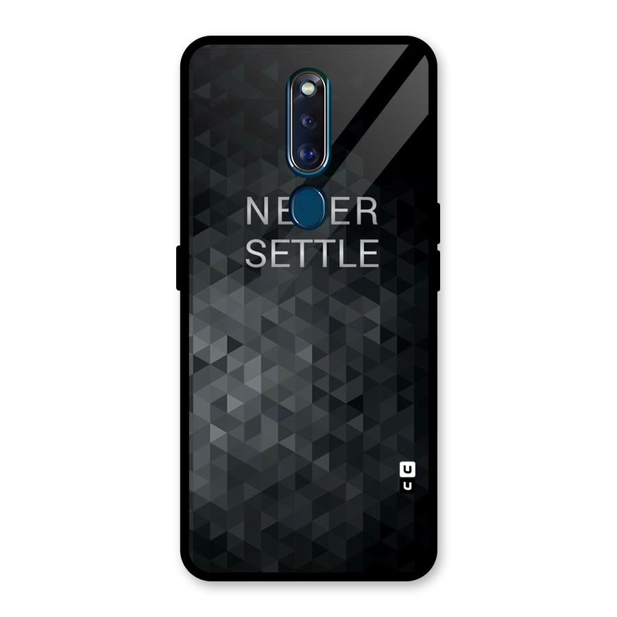 Abstract No Settle Glass Back Case for Oppo F11 Pro