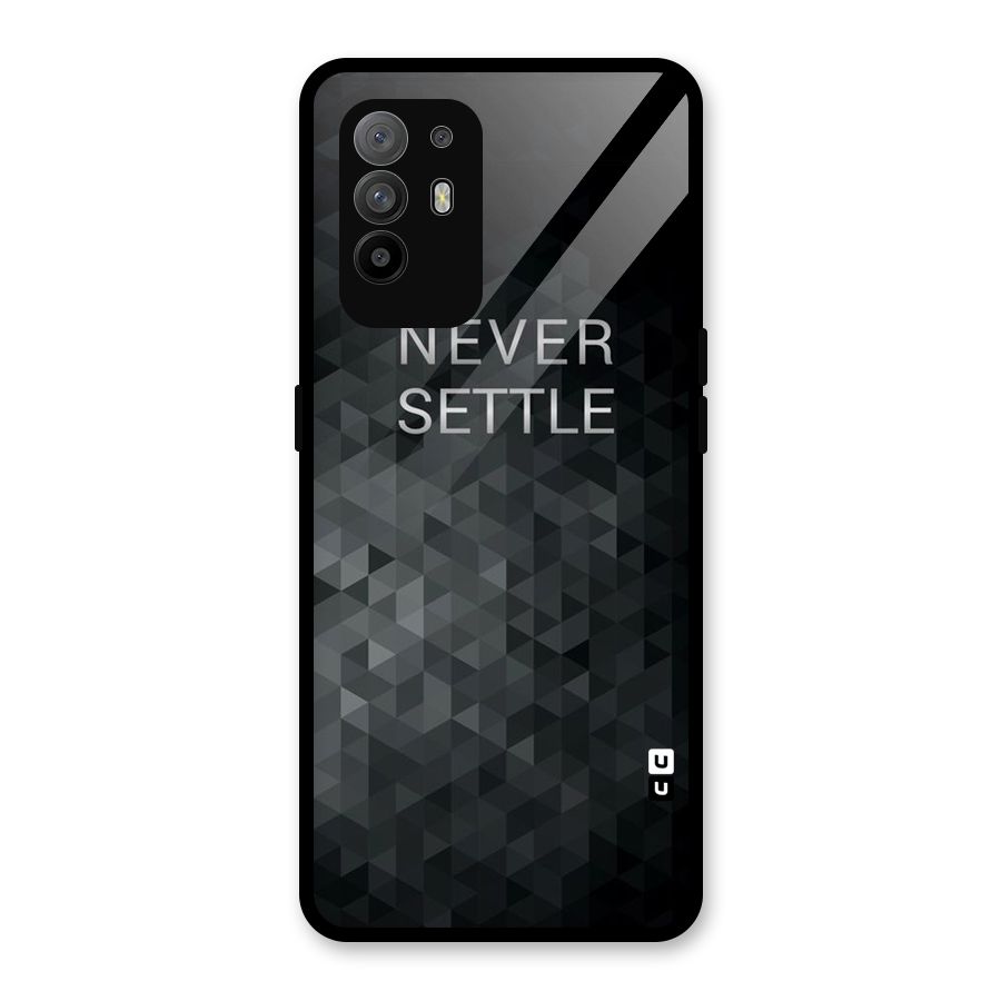 Abstract No Settle Glass Back Case for Oppo F19 Pro Plus 5G