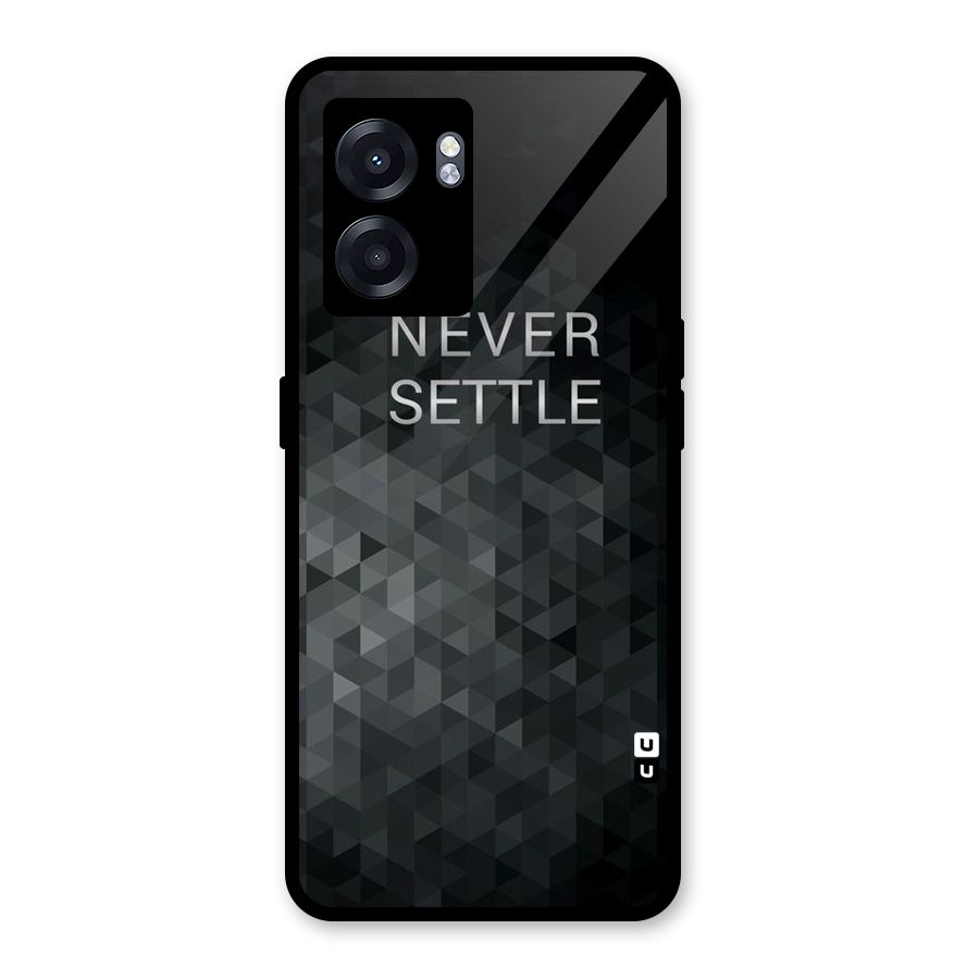 Abstract No Settle Glass Back Case for Oppo K10 (5G)