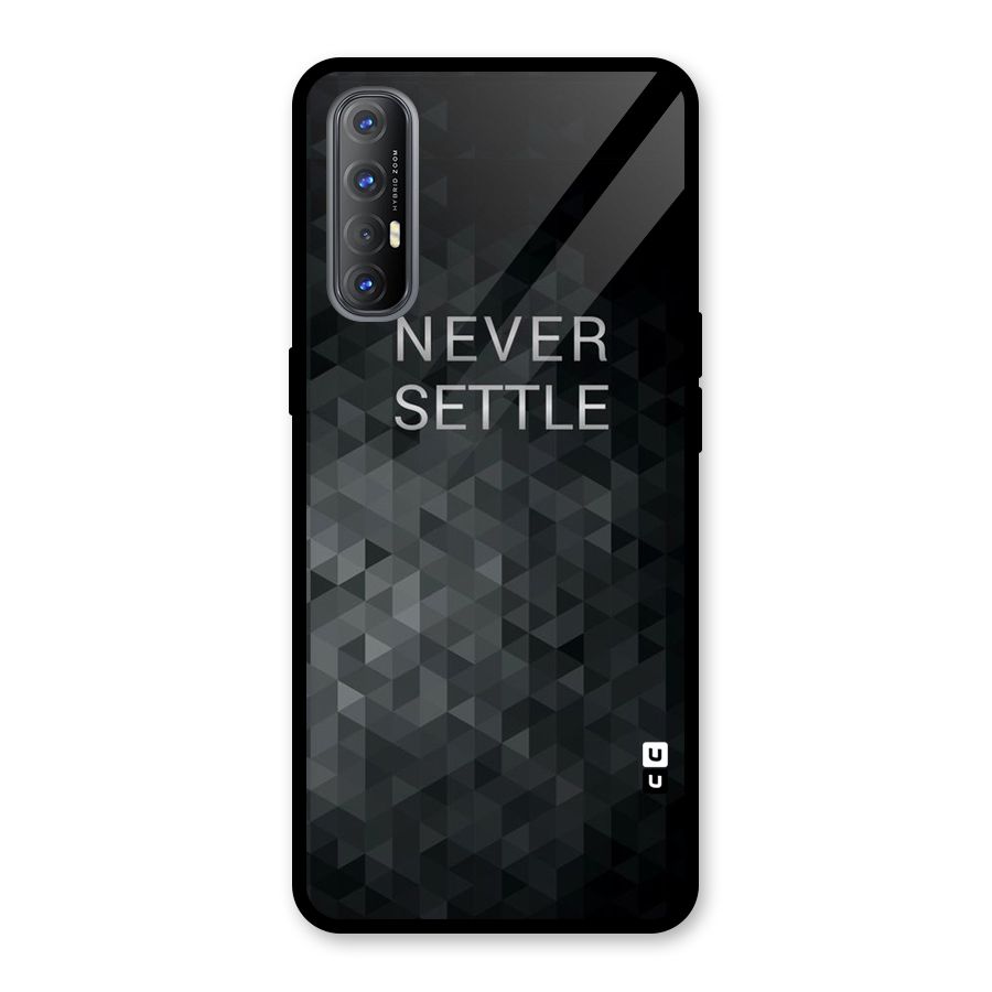 Abstract No Settle Glass Back Case for Oppo Reno3 Pro