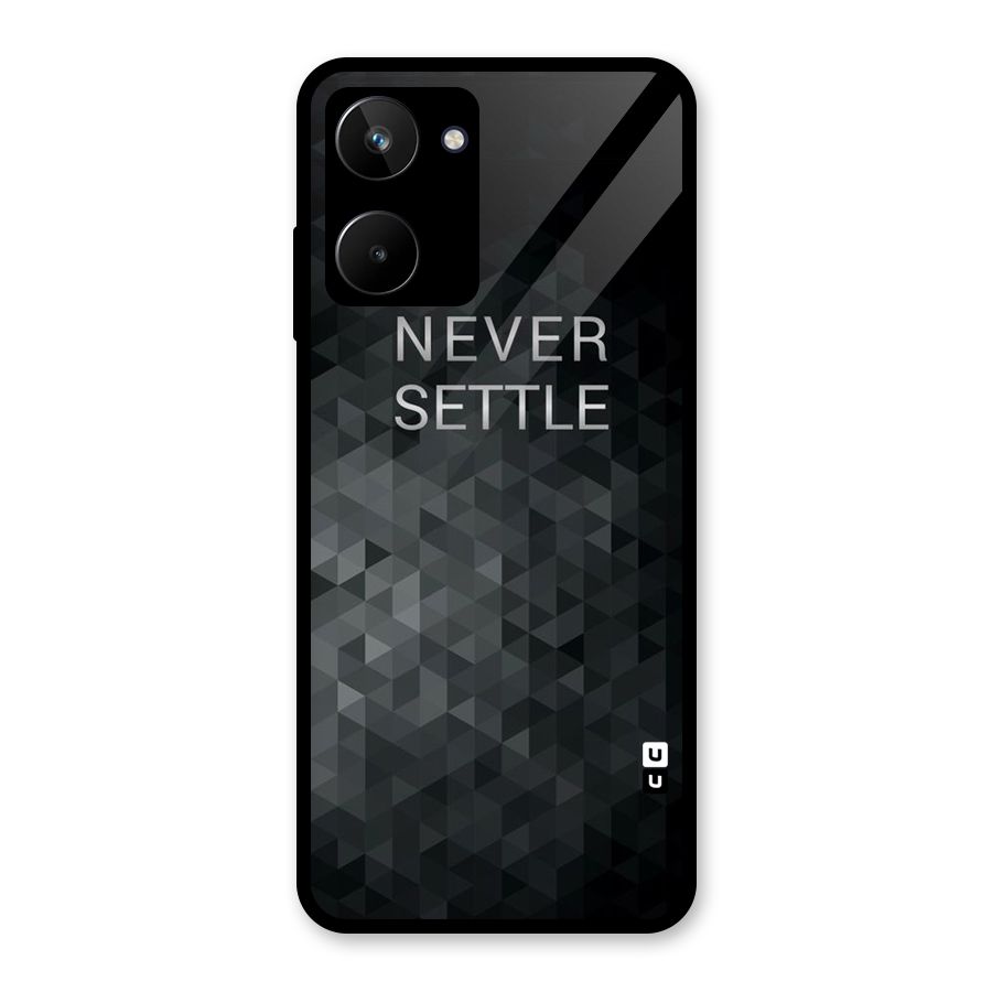 Abstract No Settle Glass Back Case for Realme 10