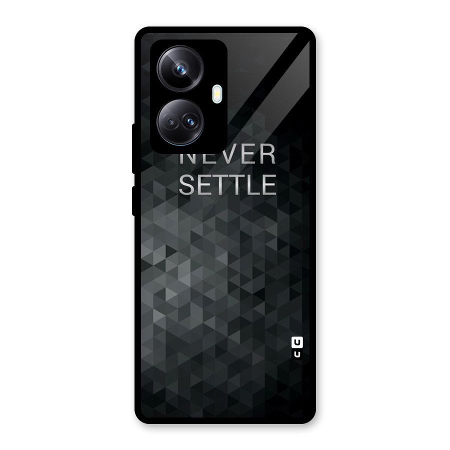 Abstract No Settle Glass Back Case for Realme 10 Pro Plus