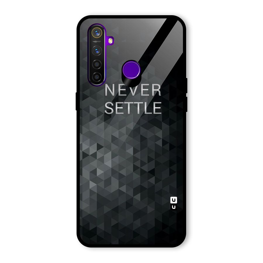 Abstract No Settle Glass Back Case for Realme 5 Pro