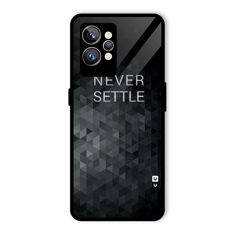 Abstract No Settle Glass Back Case for Realme GT2 Pro