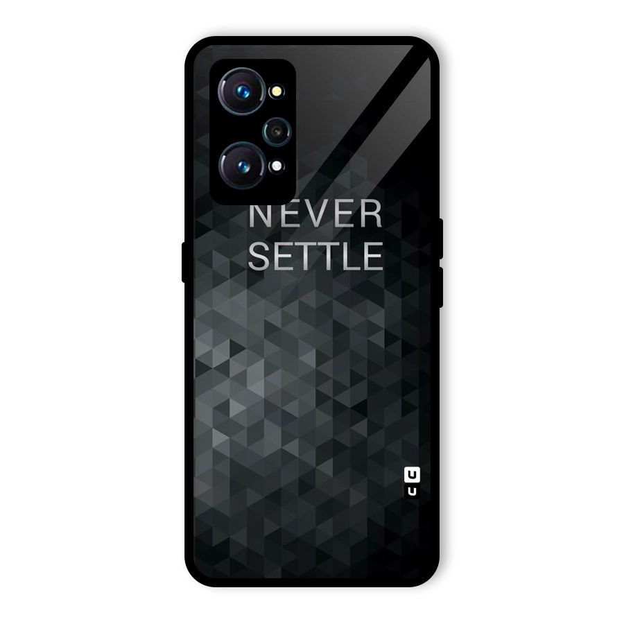 Abstract No Settle Glass Back Case for Realme GT 2