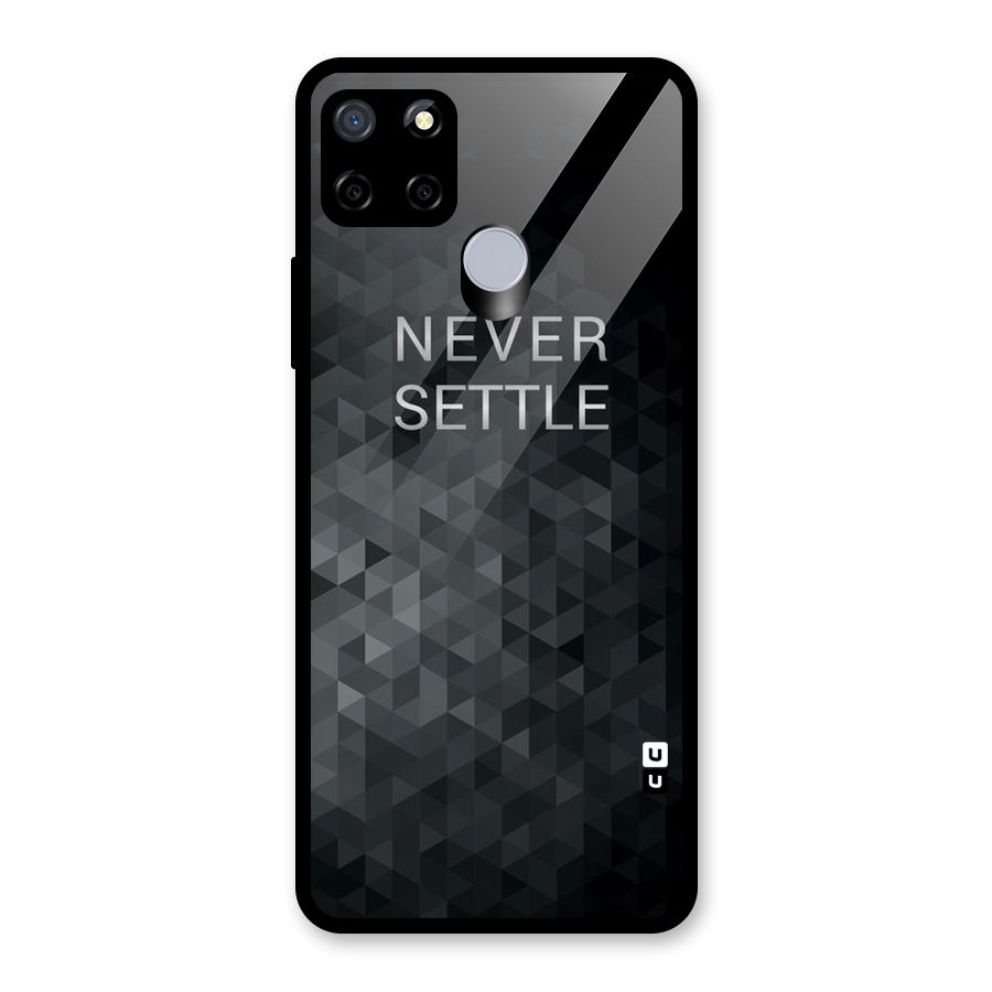 Abstract No Settle Glass Back Case for Realme Narzo 20