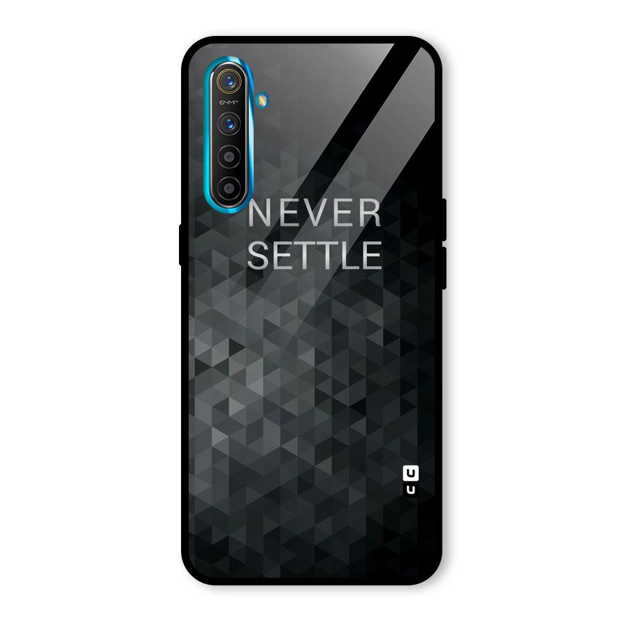 Abstract No Settle Glass Back Case for Realme X2