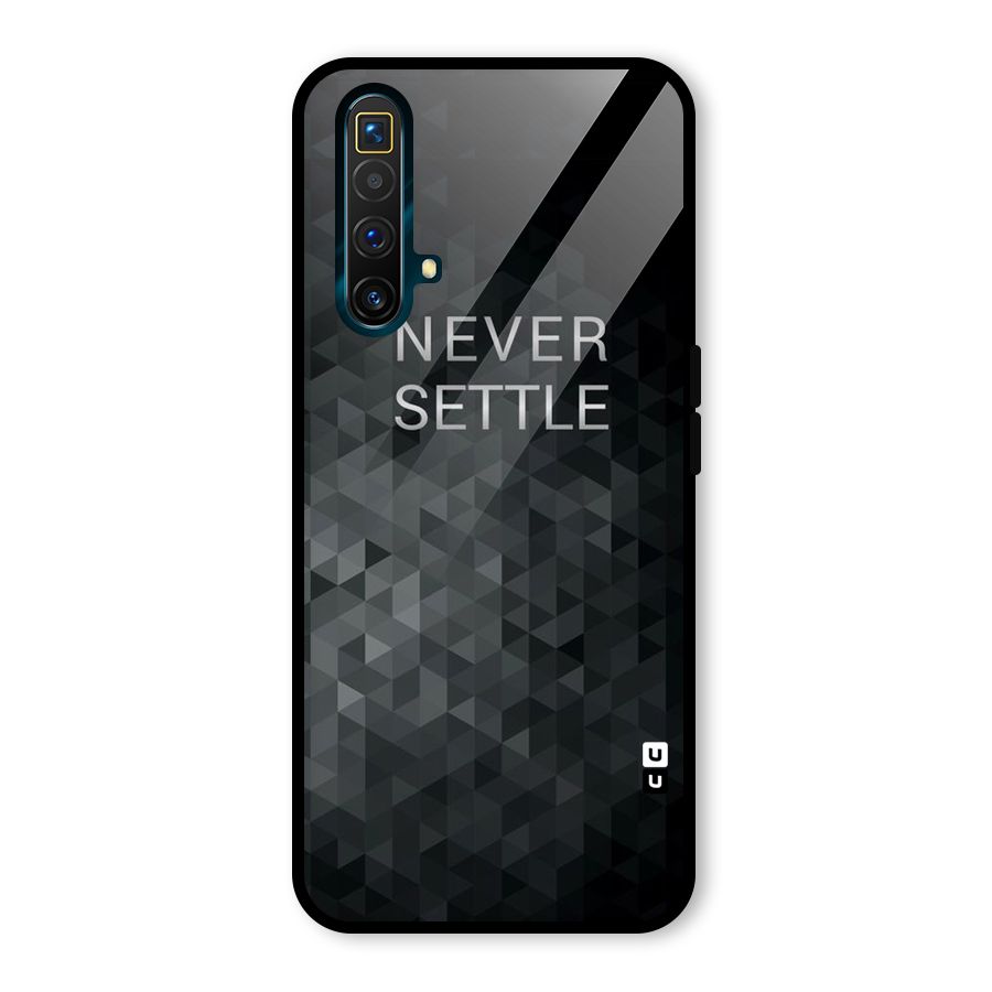 Abstract No Settle Glass Back Case for Realme X3