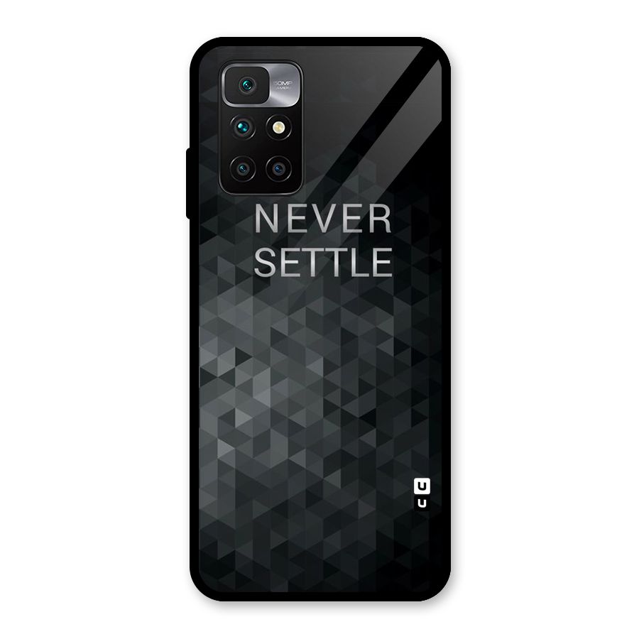 Abstract No Settle Glass Back Case for Redmi 10 Prime