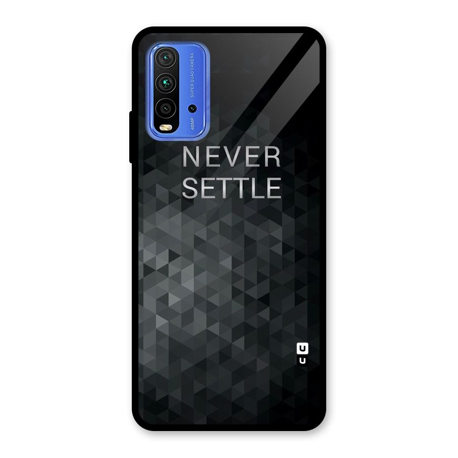 Abstract No Settle Glass Back Case for Redmi 9 Power