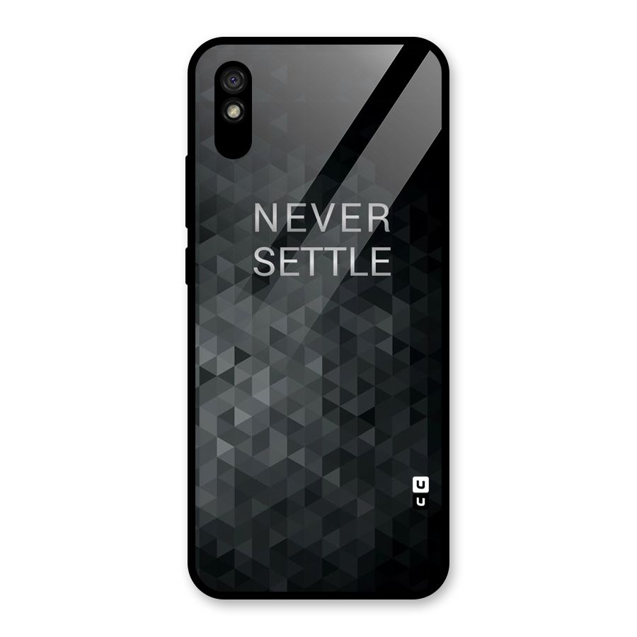 Abstract No Settle Glass Back Case for Redmi 9i